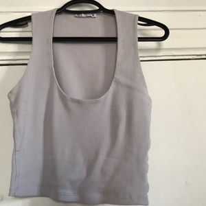 Zara cropped tank